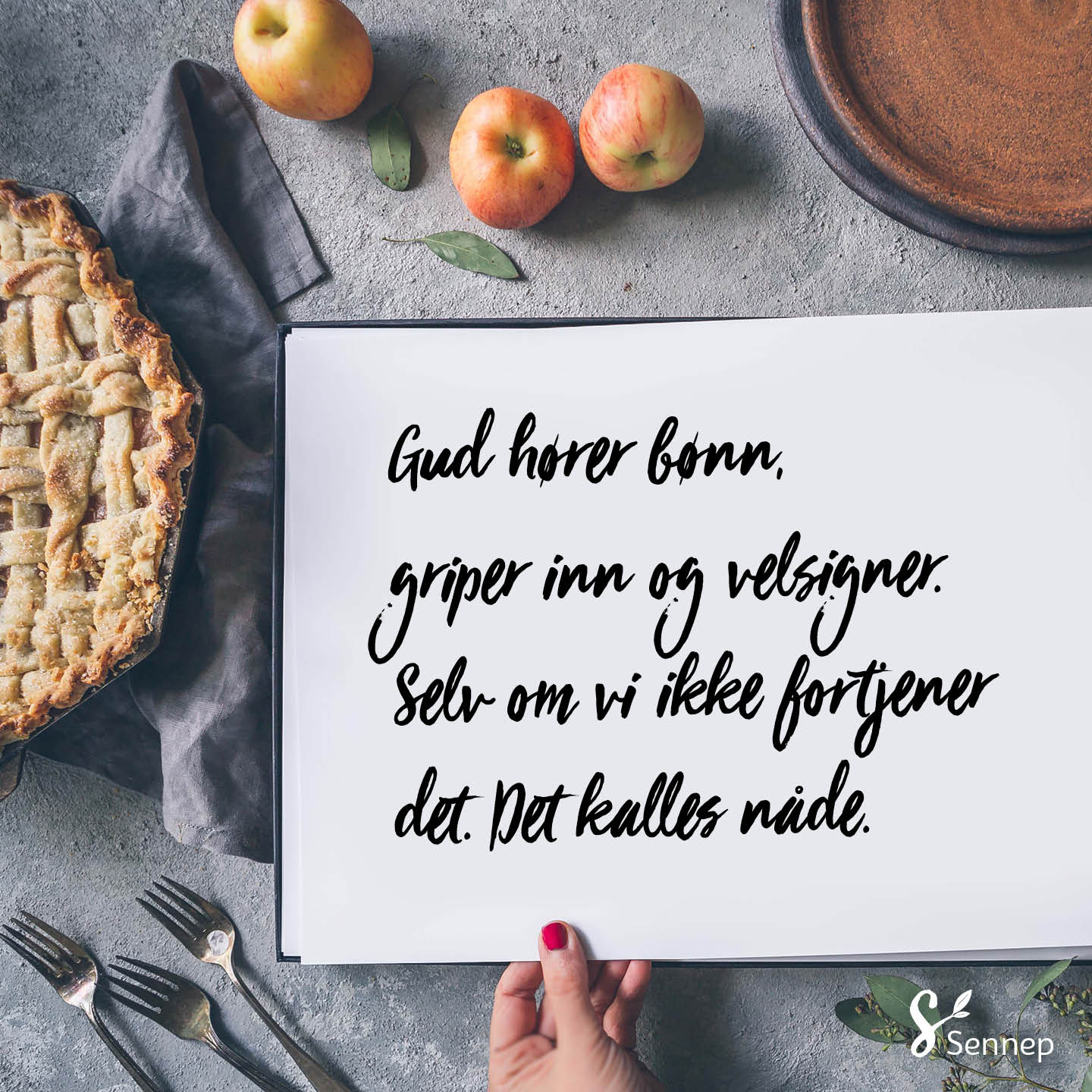 Gud hører bønn, griper inn og velsigner. Selv om vi ikke fortjener det. Det kalles nåde.