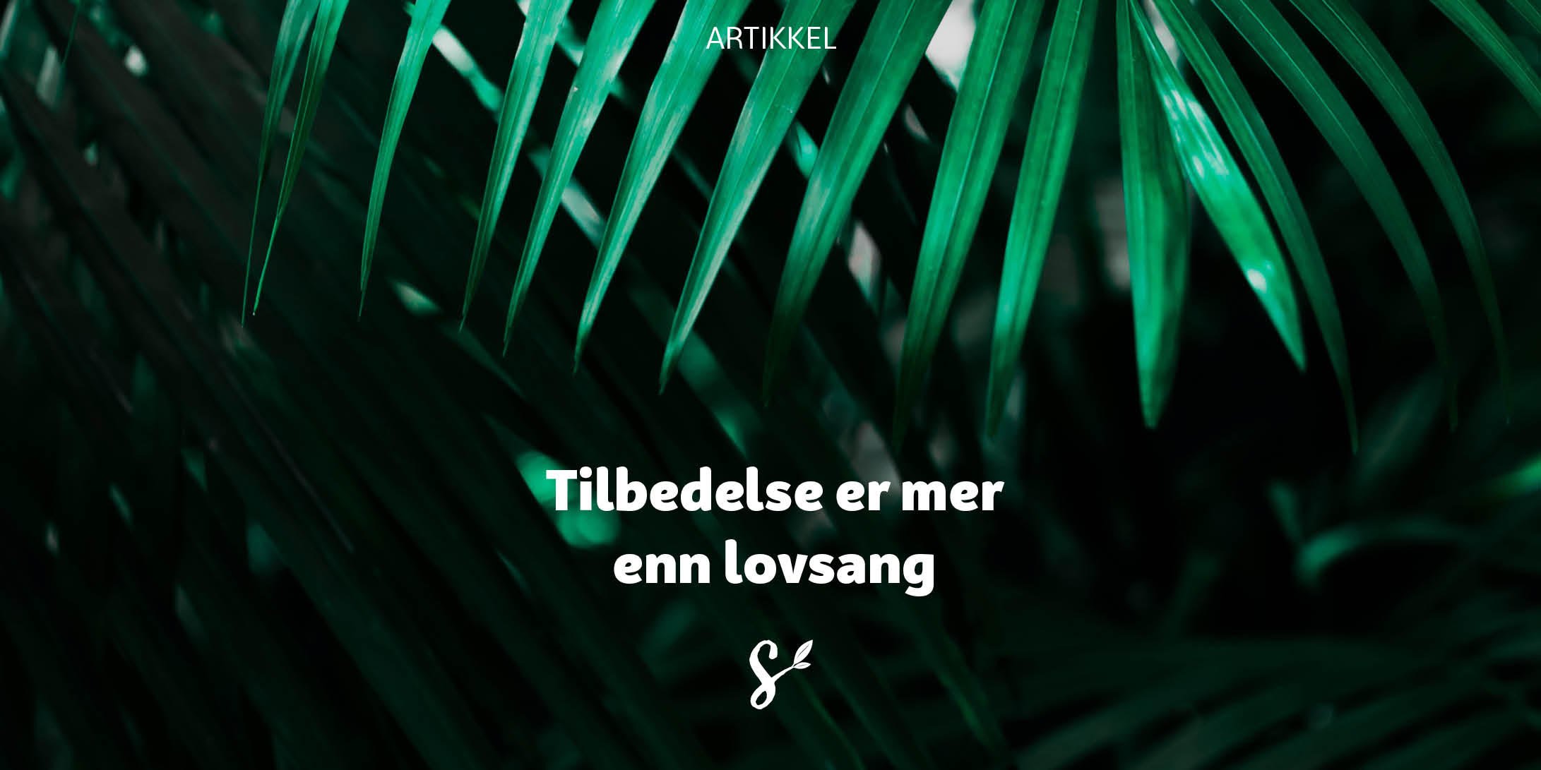 Tilbedelse er mer enn lovsang - tittelbilde