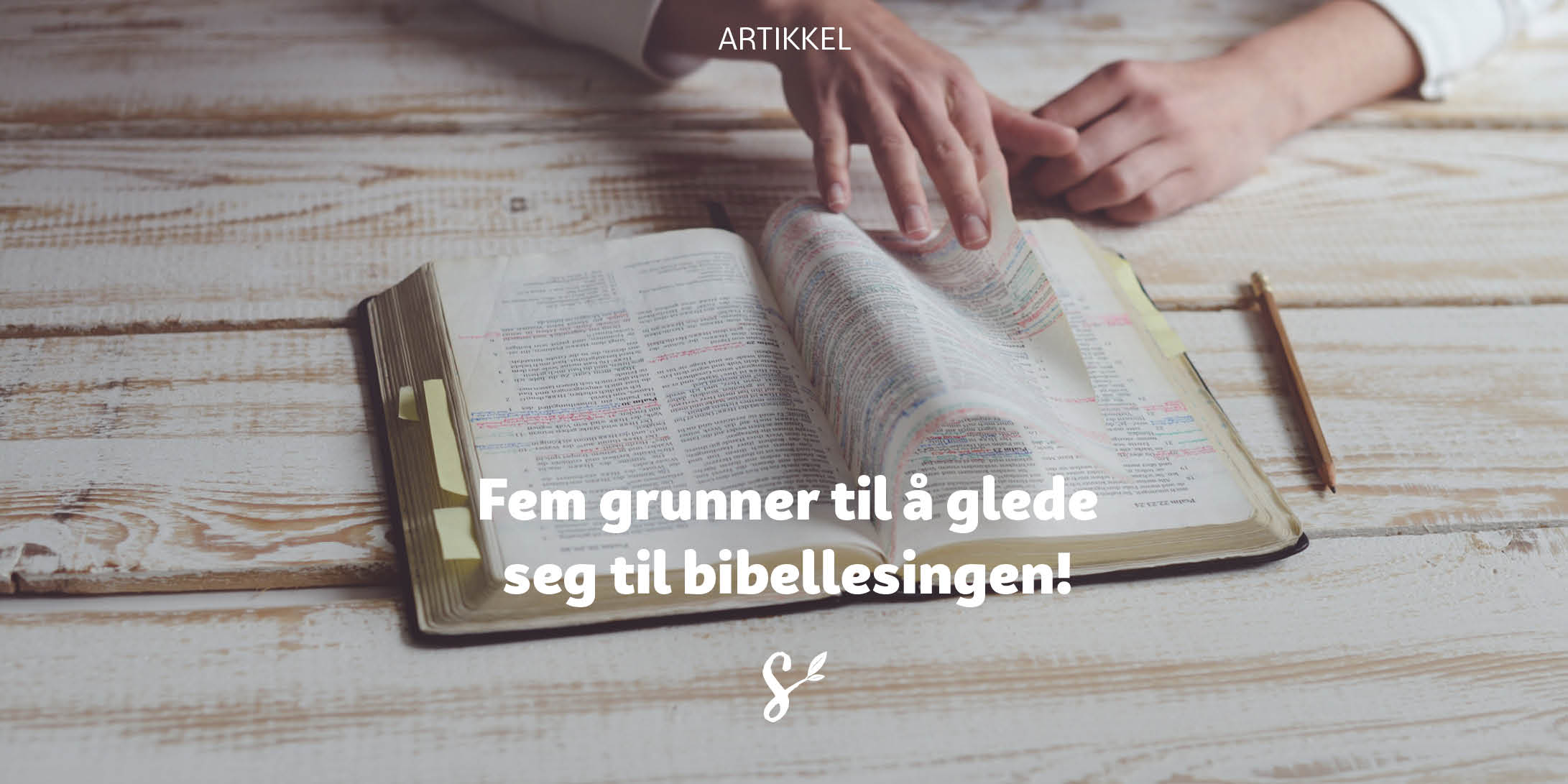 Fem grunner til å glede seg til bibellesing - tittelbilde