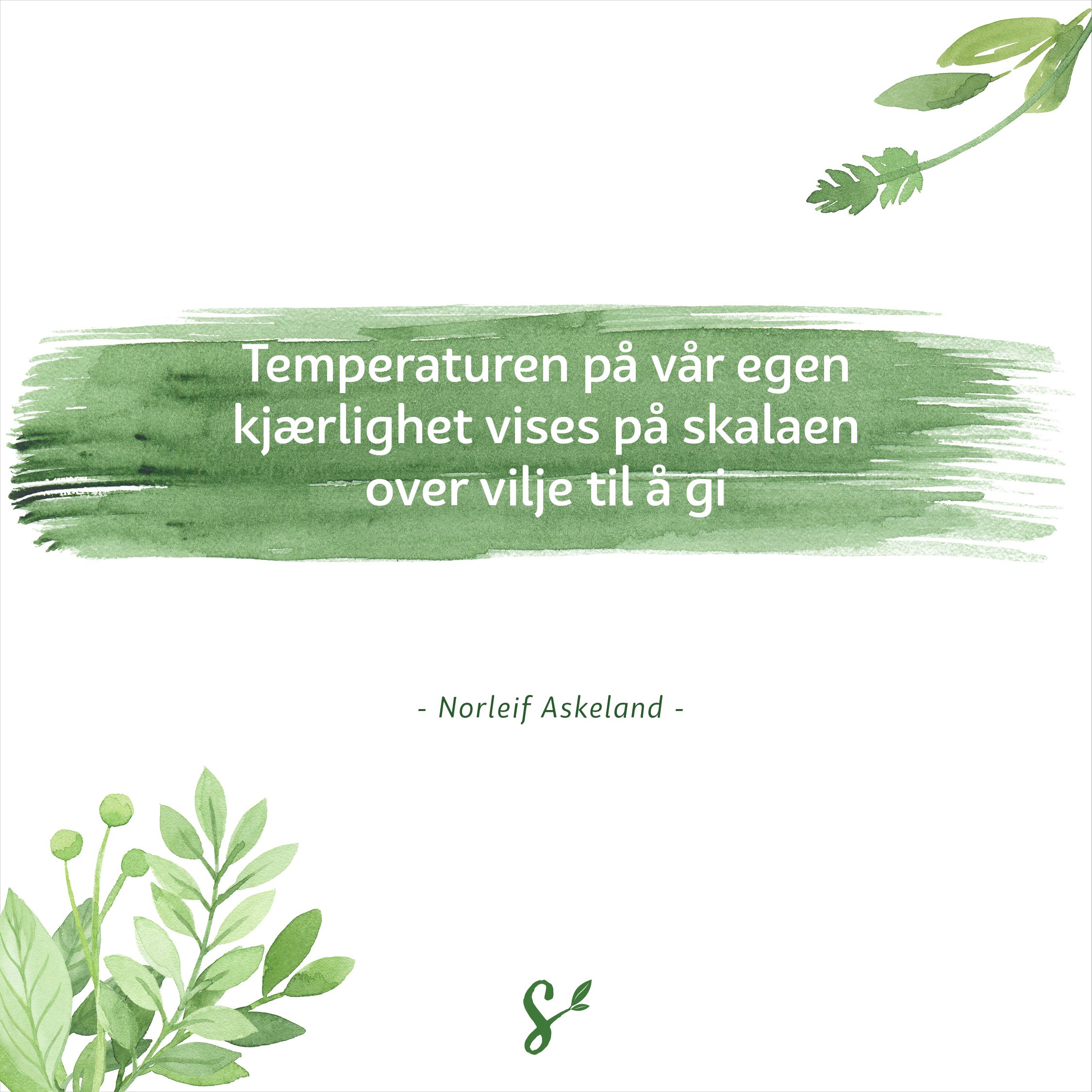 å elske er å gi - sitatbilde