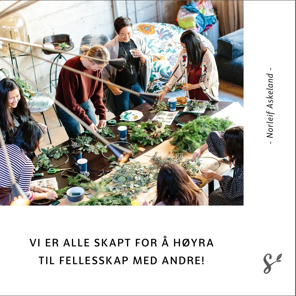 du greier deg faktisk ikke alene - sitatbilde