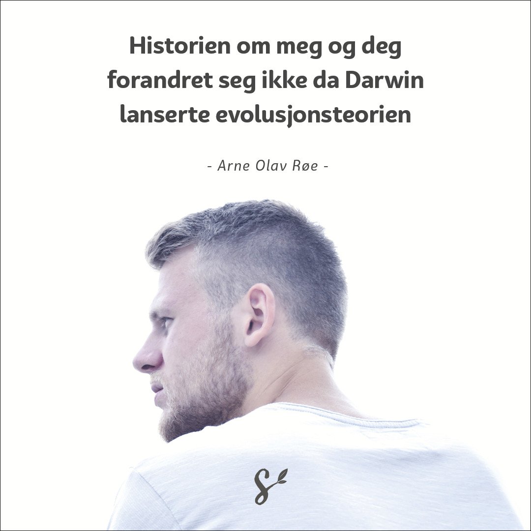 evolusjonslæren forandret ingenting - sitatbilde