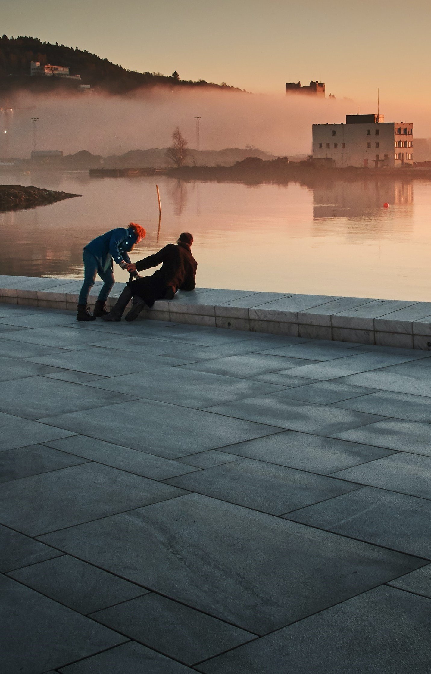 Den Moralistiske Samaritan vertikal uten zoom